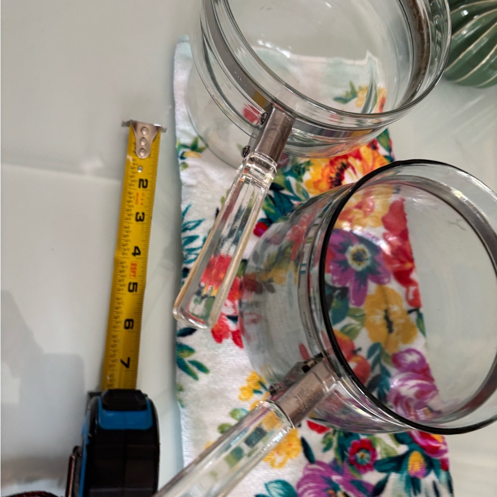 Vintage 1980’s Pyrex glass clear double boiler. - Picture 2 of 4